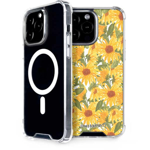 Bouffants and Broken Hearts Sunflowers iPhone Cases